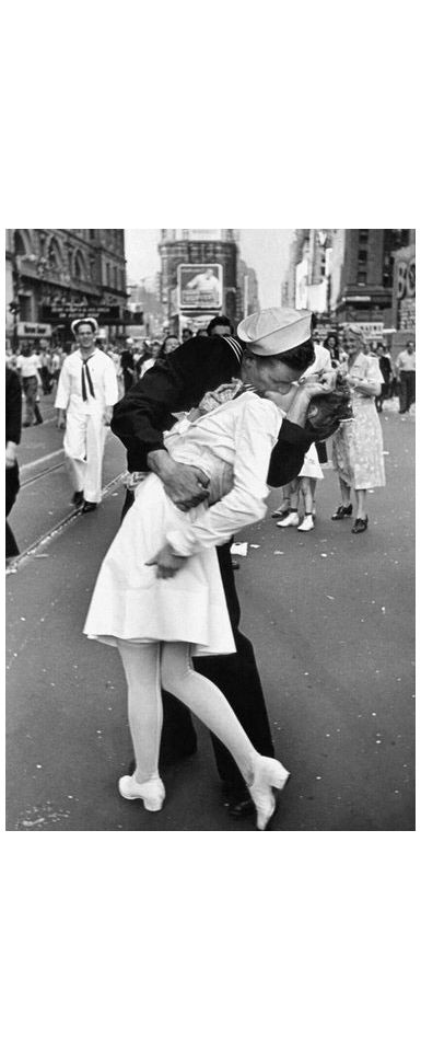 The V-J Day Kiss in times square photo